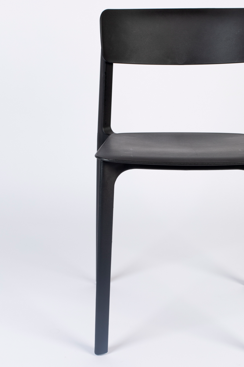 Fiberglass Modern Dining Chairs (4) | DF Clive | Oroatrade.com