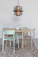 Fiberglass Modern Dining Chairs (4) | DF Clive | Oroatrade.com