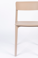 Fiberglass Modern Dining Chairs (4) | DF Clive | Oroatrade.com