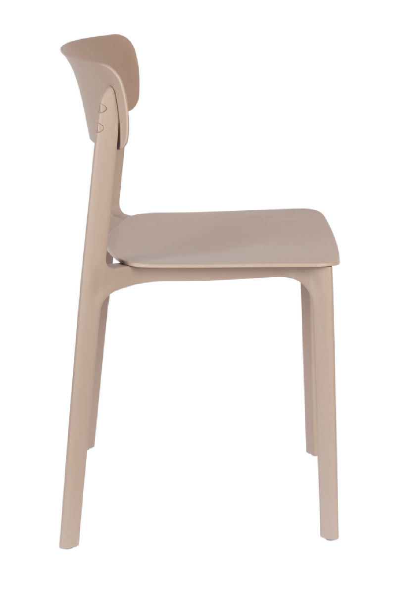 Light Brown Molded Chairs (4) | DF Clive | Oroatrade.com