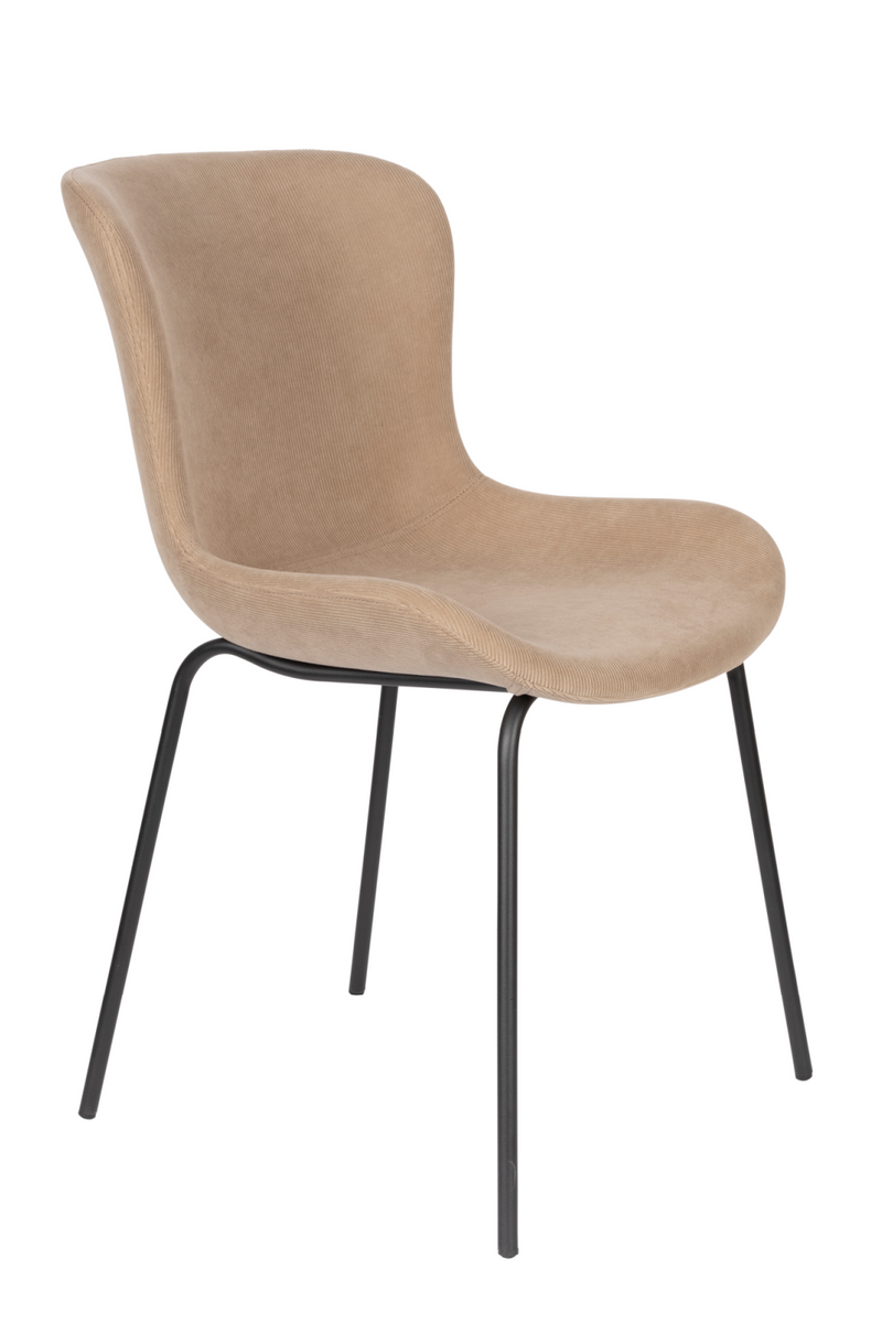 Upholstered Minimalist Dining Chairs (2) | DF Junzo | Oroatrade.com