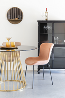 Upholstered Minimalist Dining Chairs (2) | DF Junzo | Oroatrade.com