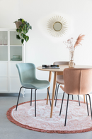 Upholstered Minimalist Dining Chairs (2) | DF Junzo | Oroatrade.com
