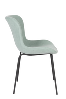 Upholstered Minimalist Dining Chairs (2) | DF Junzo | Oroatrade.com