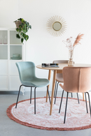 Upholstered Minimalist Dining Chairs (2) | DF Junzo | Oroatrade.com