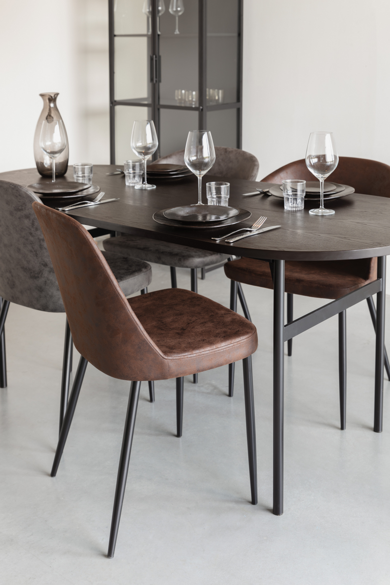 Upholstered Modern Dining Chairs (2) | DF Alana | Oroatrade.com