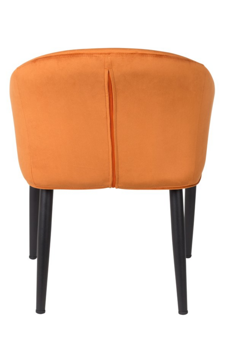 Orange Velvet Armchair | DF Catelyn | Oroatrade.com