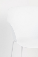 White Contemporary Dining Chairs (2) | DF Tango |  Oroatrade.com