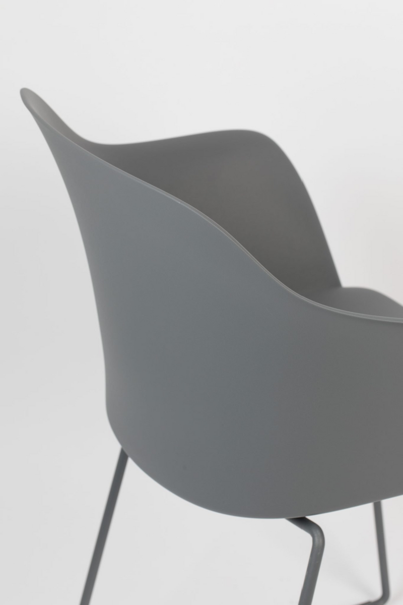 Gray Contemporary Dining Chairs (2) | DF Tango | Oroatrade.com