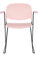 Pink Dining Chairs With Arms (4) | DF Stacks | Oroatrade.com