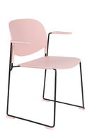 Pink Dining Chairs With Arms (4) | DF Stacks | Oroatrade.com