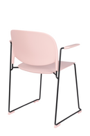 Pink Dining Chairs With Arms (4) | DF Stacks | Oroatrade.com