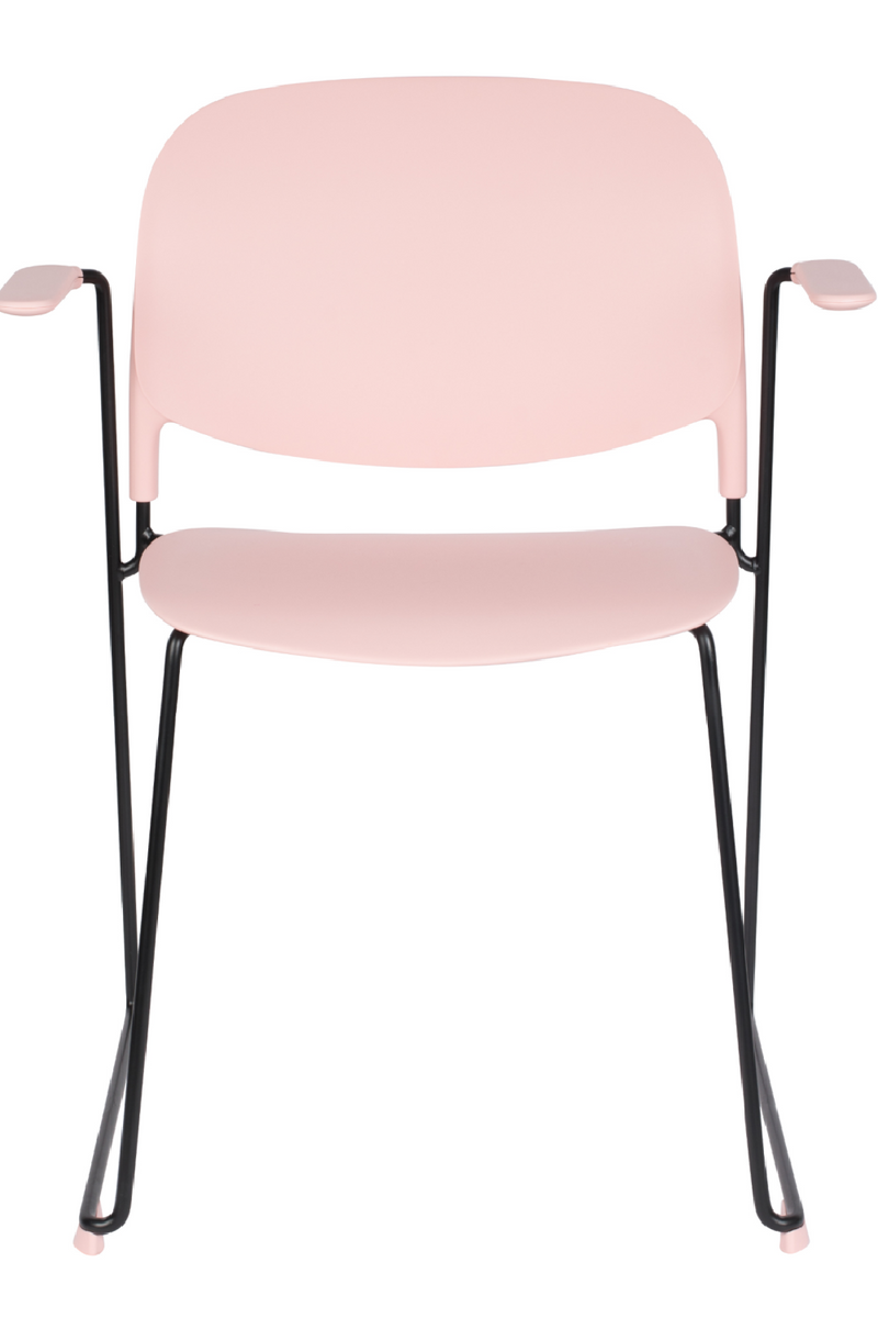 Pink Dining Chairs With Arms (4) | DF Stacks | Oroatrade.com