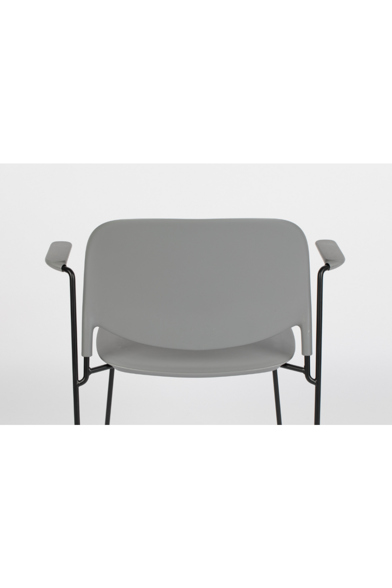Gray Dining Chairs With Arms (4) | DF Stacks | Oroatrade.com