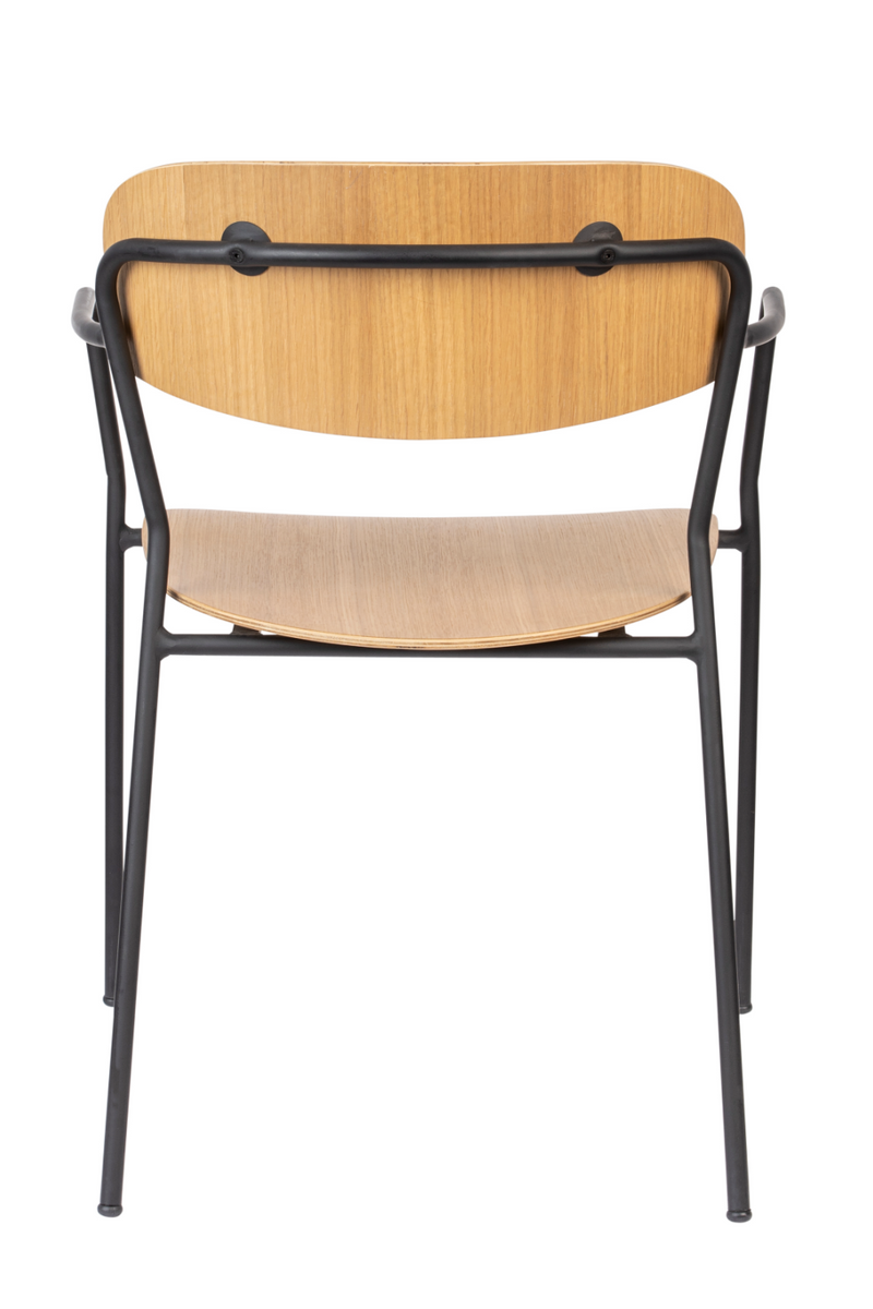 Metal Framed Wooden Armchairs (2) | DF Jolien | Oroatrade.com