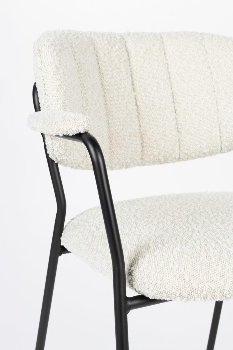 Bouclé Upholstered Armchairs (2) | DF Jolien | Oroatrade.com