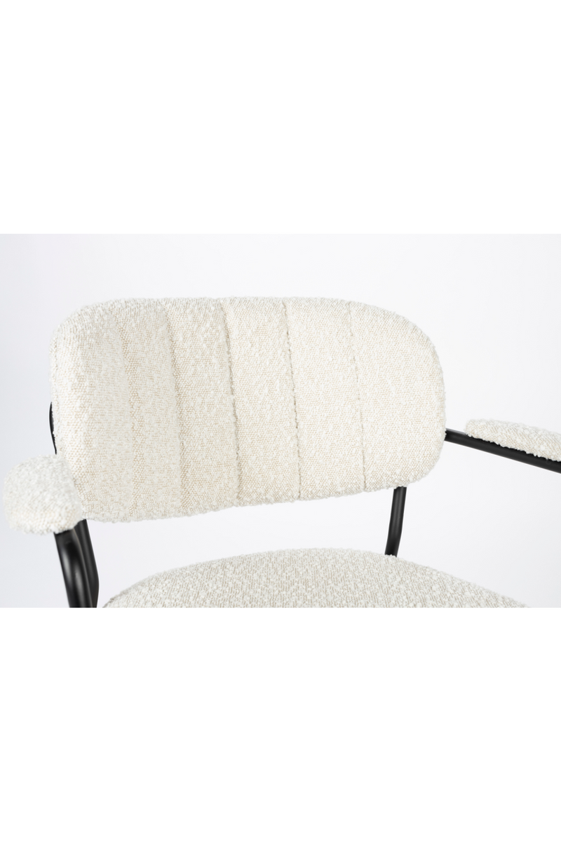 Bouclé Upholstered Armchairs (2) | DF Jolien | Oroatrade.com