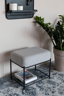 Padded Iron Stool | DF Milou | Oroatrade.com