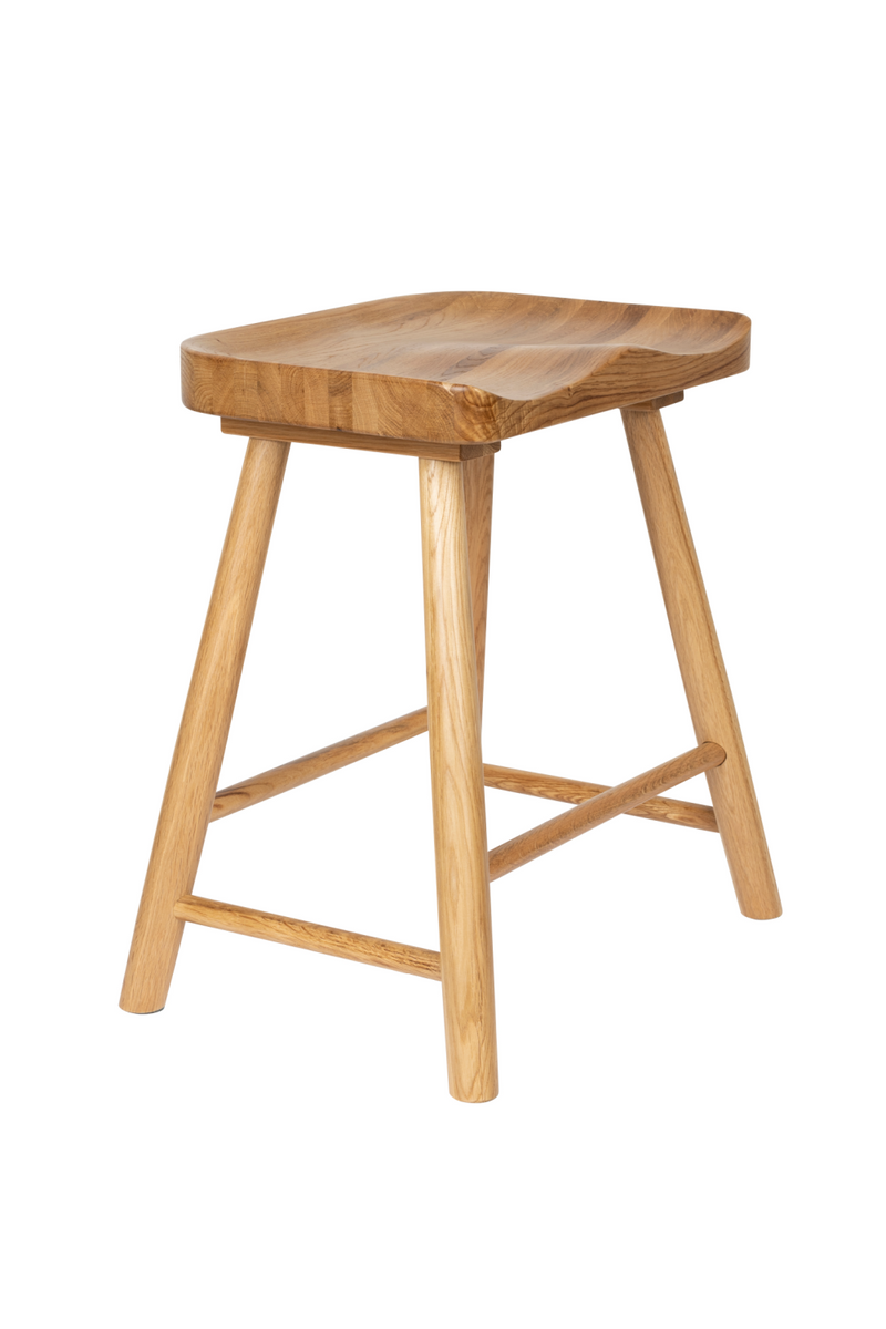 Solid Oak Stool | DF Vander | Oroatrade.com