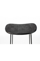 Black Saddle Counter Stool | DF Tangle | Oroatrade.com