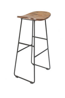 Brown Saddle Counter Stool | DF Tangle | Oroatrade.com