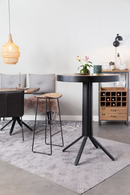 Wood Saddle Bar Stool | DF Tangle | Oroatrade.com