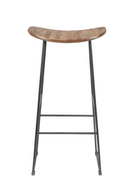 Wood Saddle Bar Stool | DF Tangle | Oroatrade.com