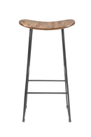 Wood Saddle Bar Stool | DF Tangle | Oroatrade.com