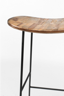 Wood Saddle Bar Stool | DF Tangle | Oroatrade.com