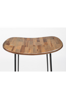 Wood Saddle Bar Stool | DF Tangle | Oroatrade.com