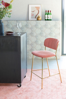 Upholstered Counter Stools (2) | DF Jolien | Oroatrade.com