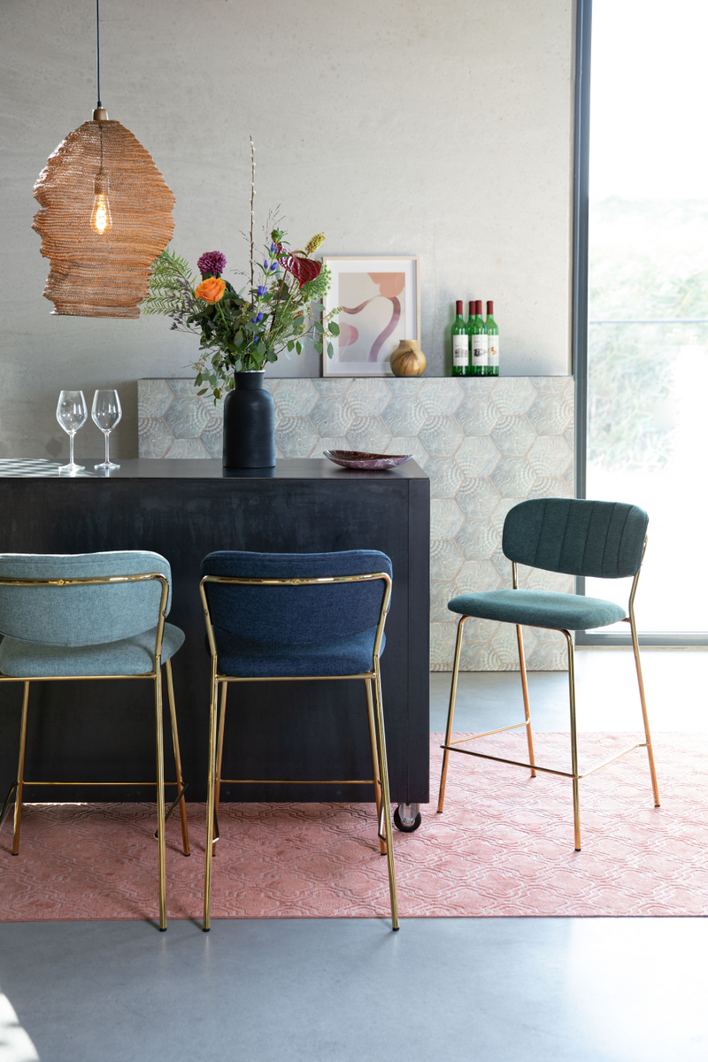 Upholstered Counter Stools (2) | DF Jolien | Oroatrade.com