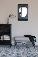 Gray Upholstered Bench | DF Milou | Oroatrade.com