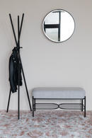 Gray Upholstered Bench | DF Milou | Oroatrade.com