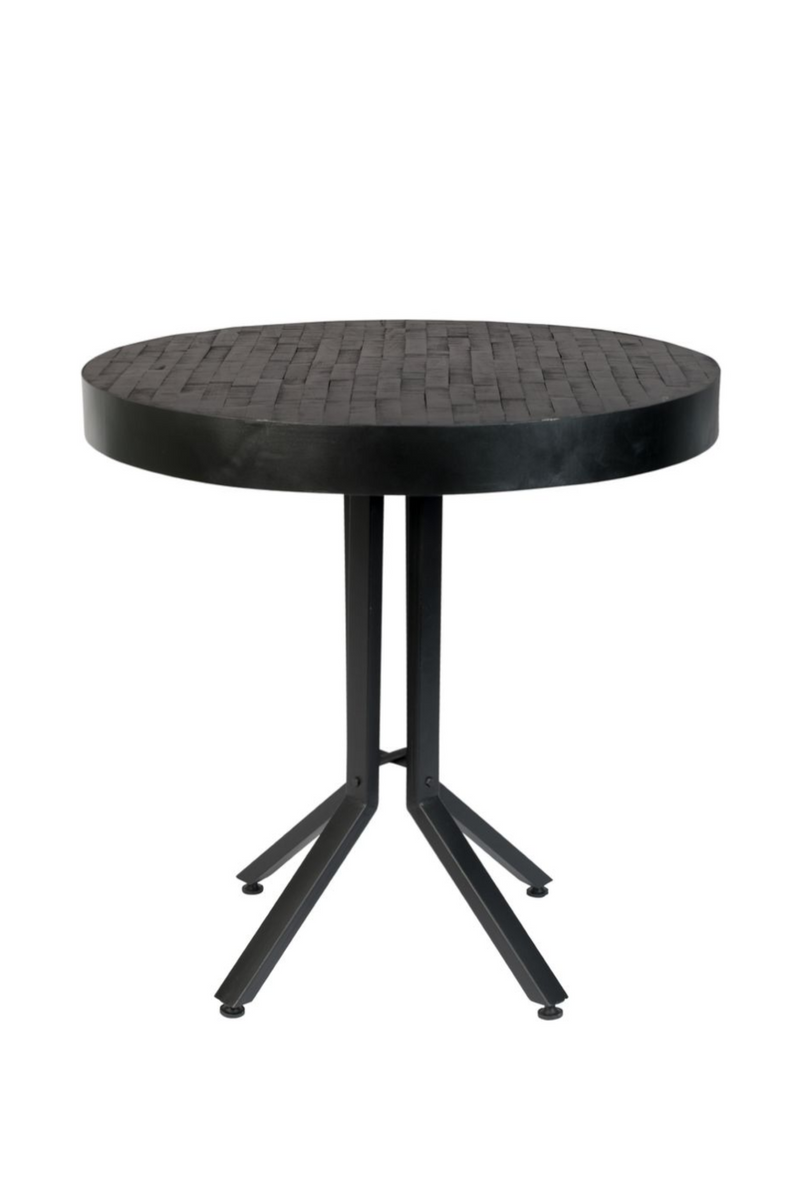 Black Teak Bistro Table | DF Maze | Oroatrade.com