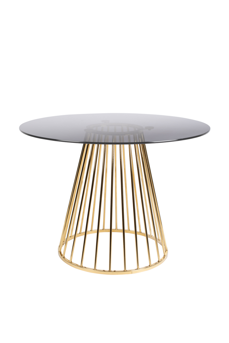 Round Glass Dining Table | DF Floris | Oroatrade.com