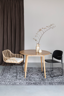 Round Natural Wood Dining Table | DF Fabio | Oroatrade.com