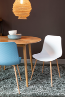 Round Natural Wood Dining Table | DF Fabio | Oroatrade.com