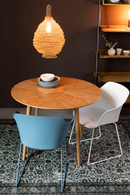 Round Natural Wood Dining Table | DF Fabio | Oroatrade.com