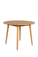 Round Natural Wood Dining Table | DF Fabio | Oroatrade.com