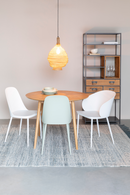 Round Natural Wood Dining Table | DF Fabio | Oroatrade.com