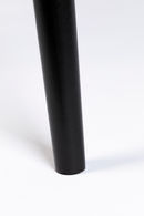 Round Black Wood Dining Table | DF Fabio | Oroatrade.com