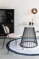 White Marble Pedestal Table | DF Floris | Oroatrade.com