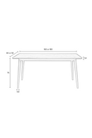 Rectangular Black Dining Table | DF Fabio | Oroatrade.com