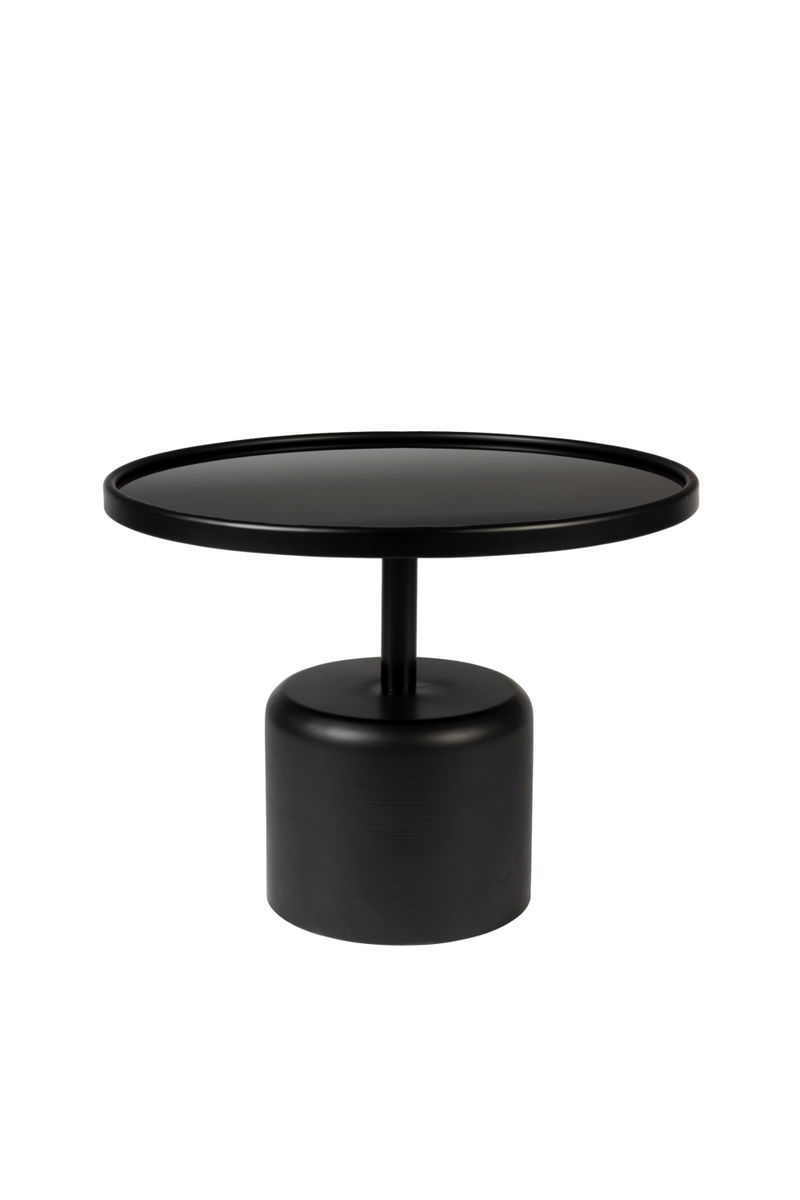 Black Iron Pedestal Coffee Table | DF Milo | Oroatrade.com