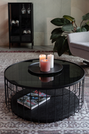 Black Industrial Coffee Table | DF Lance | Oroatrade.com