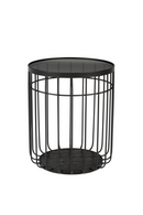 Black Industrial Side Table | DF Lance | Oroatrade.com