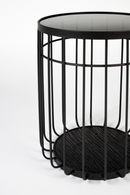 Black Industrial Side Table | DF Lance | Oroatrade.com