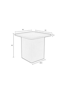 Square Iron Side Table | DF Sverre | Oroatrade.com