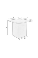 Square Iron Side Table | DF Sverre | Oroatrade.com